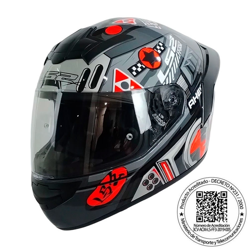 CASCO LS2 FF352 EVO BIG ONE GRIS NARANJO1