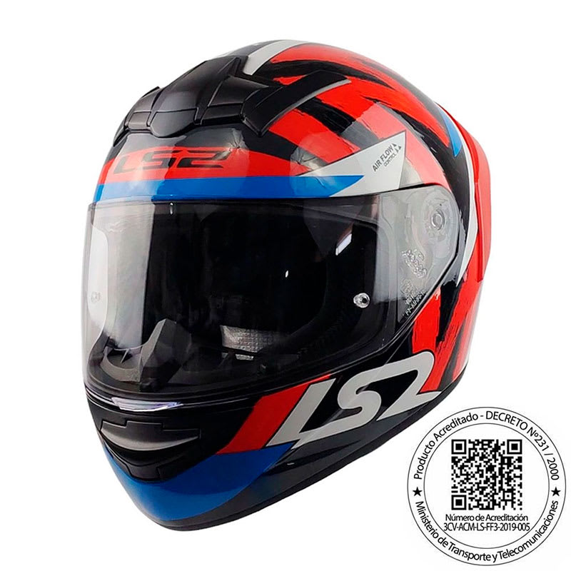 casco ls2 ff352 evo wolves negro rojo spoiler rojo1