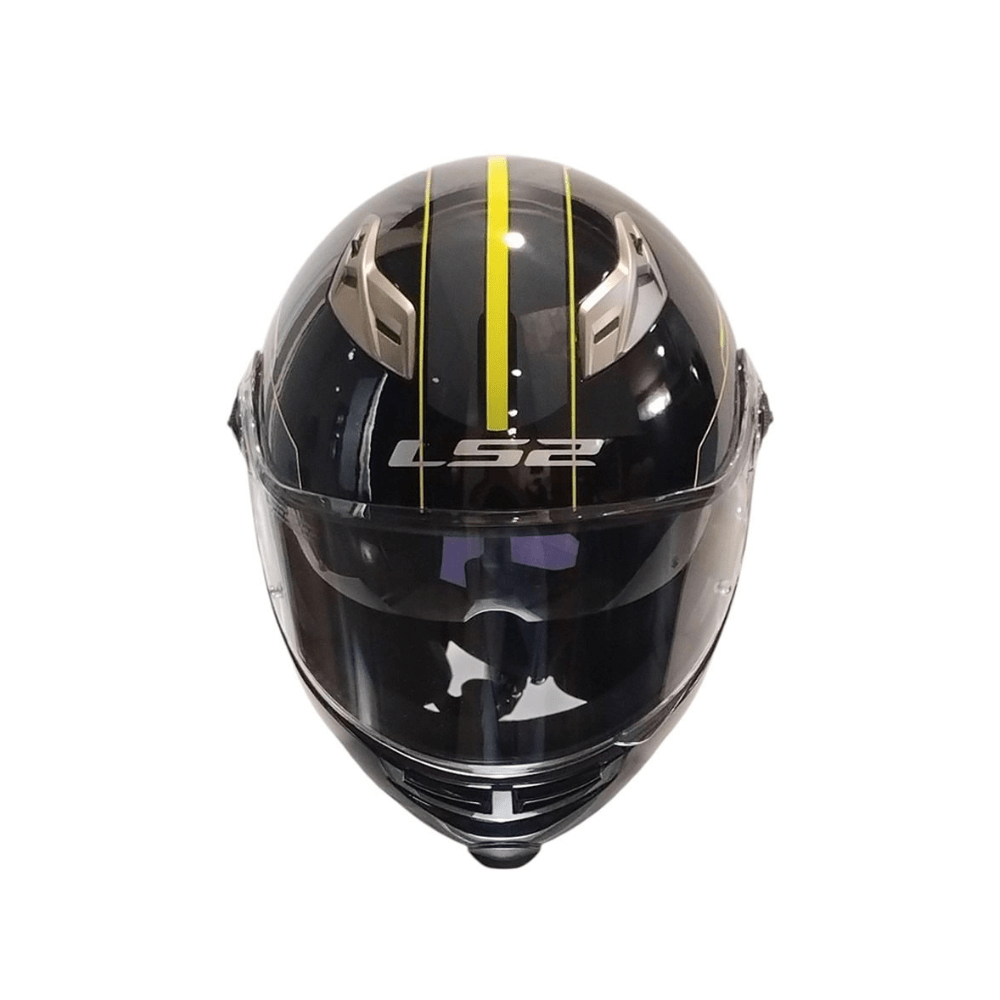 CASCO ABATIBLE PARA MOTO LS2 FF370 EASY SHADOW NEGRO AMARILLO DOBLE VISOR5