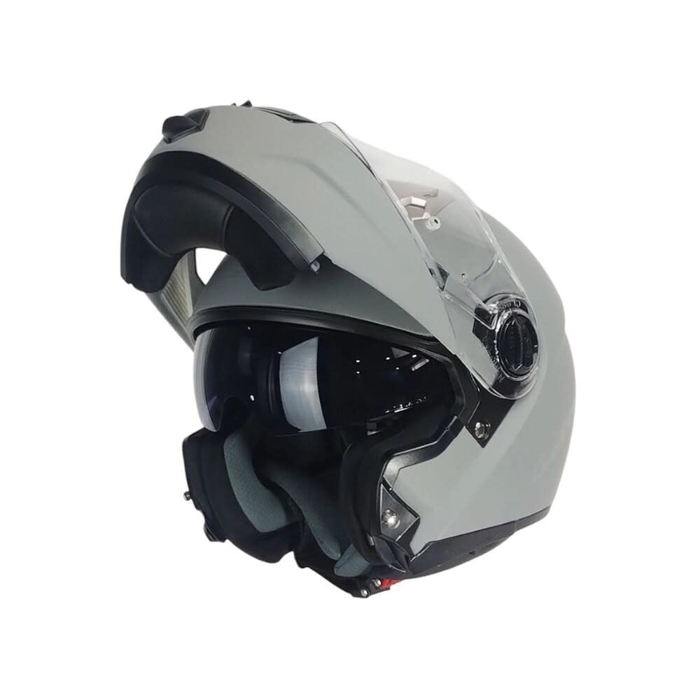 CASCO PARA MOTO LS2 FF370 EASY NARDO GRIS MATE ABATIBLE2