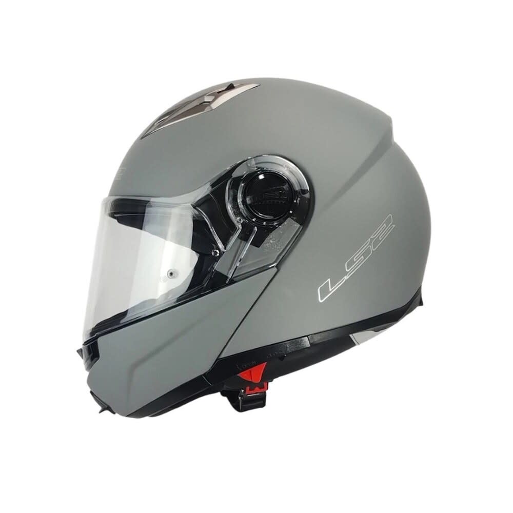 CASCO PARA MOTO LS2 FF370 EASY NARDO GRIS MATE ABATIBLE3