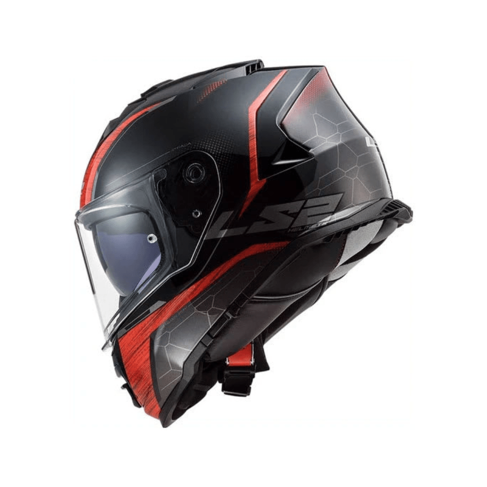 CASCO INTEGRAL LS2 FF800 STORM II CLASSY ROJO2