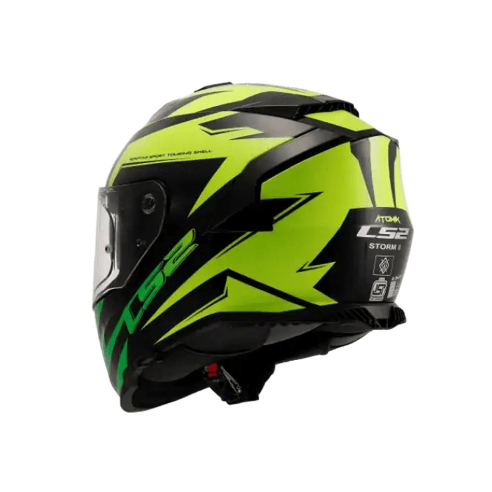 CASCO PARA MOTO LS2 FF800 STORM II ATOMIK AMARILLO SHADOW4