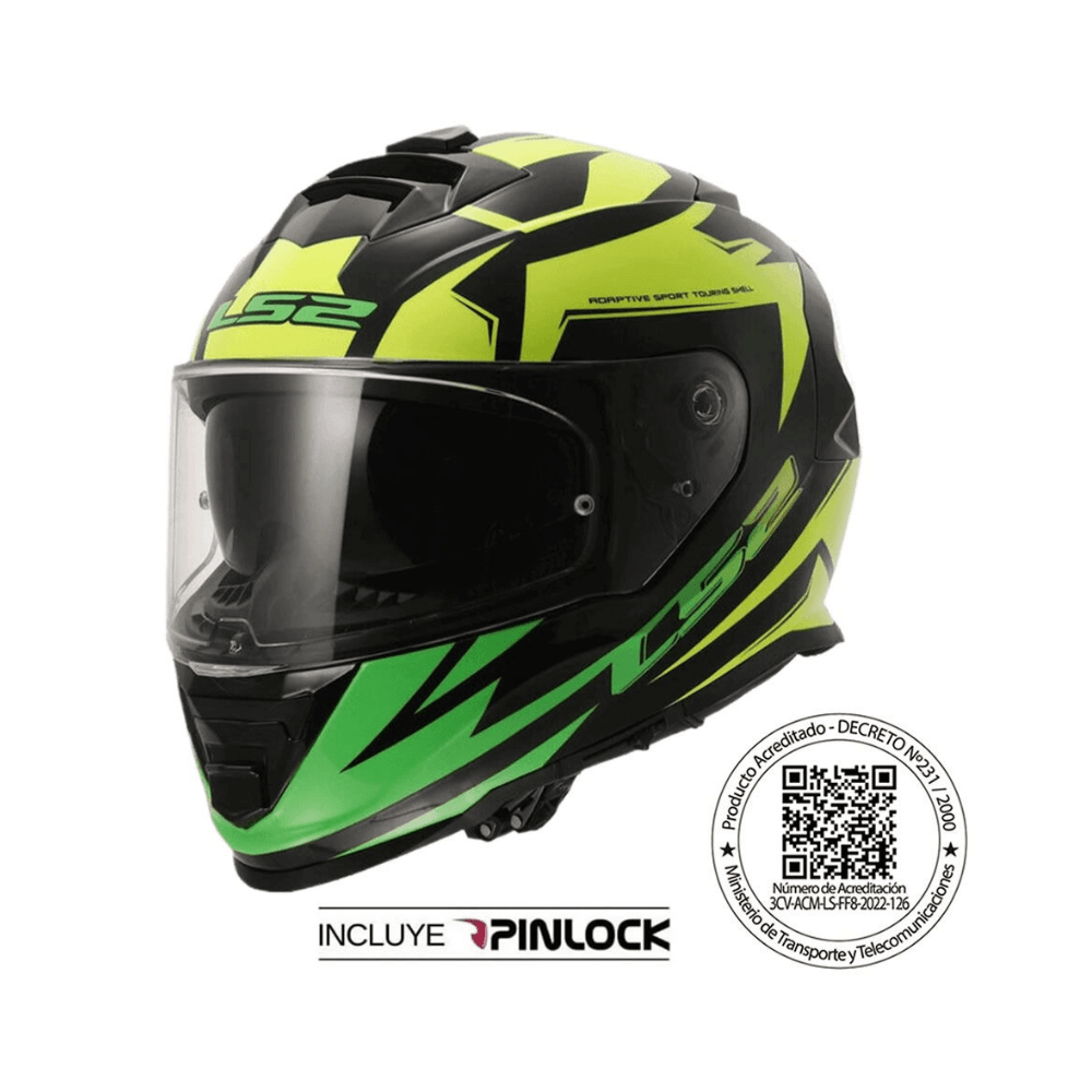 CASCO PARA MOTO LS2 FF800 STORM II ATOMIK AMARILLO SHADOW1