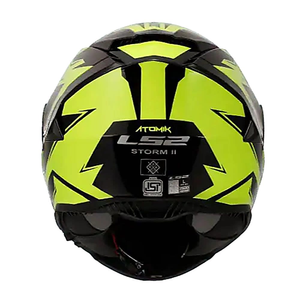 CASCO LS2 FF800 STORM II ATOMIK AMARILLO SHADOW | CASCO INTEGRAL CERTIFICADO ECE 22.066