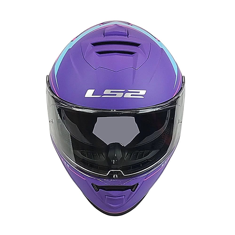 CASCO LS2 FF800 STORM II FIST MORADO AZUL MATE | CERTIFICADO ECE 22.064
