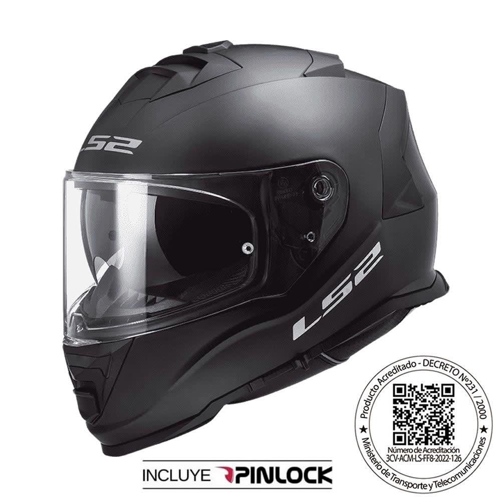 CASCO INTEGRAL LS2 FF800 STORM 2 NEGRO MATE1