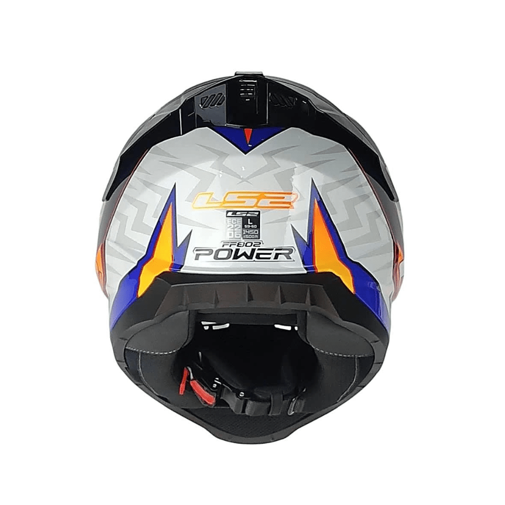 CASCO PARA MOTO INTEGRAL LS2 FF802 FLASH II ENERGY NEGRO MORA BLANCO5