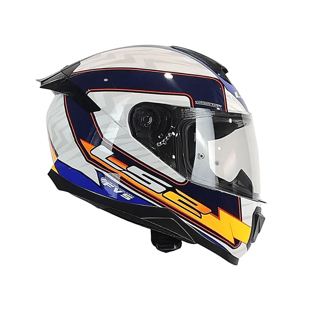 CASCO PARA MOTO INTEGRAL LS2 FF802 FLASH II ENERGY NEGRO MORA BLANCO3