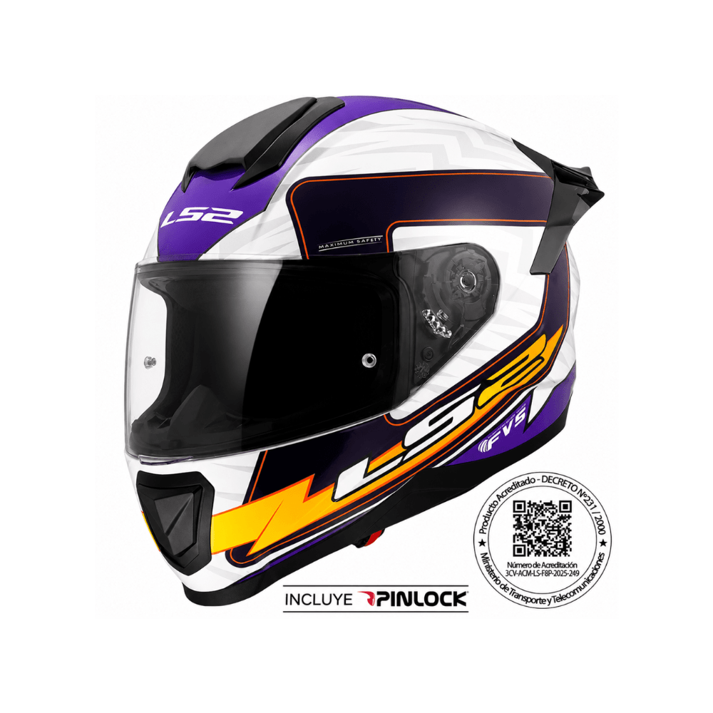 CASCO PARA MOTO INTEGRAL LS2 FF802 FLASH II ENERGY NEGRO MORA BLANCO1