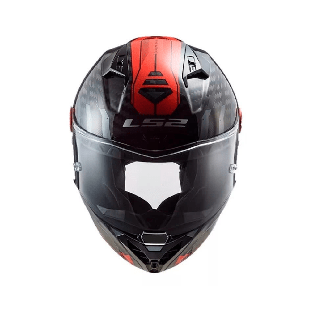 CASCO INTEGRAL PARA MOTO LS2 FF805 THUNDER CARBON SPUTNIK METAL ROJO RACING4