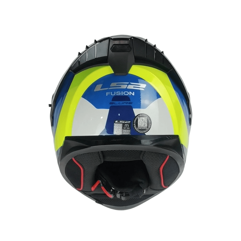 CASCO PARA MOTO LS2 FF806 FUSION BLURE GRIS AMARILLO6