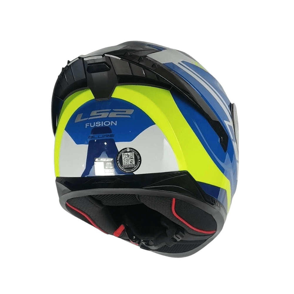 CASCO PARA MOTO LS2 FF806 FUSION BLURE GRIS AMARILLO2