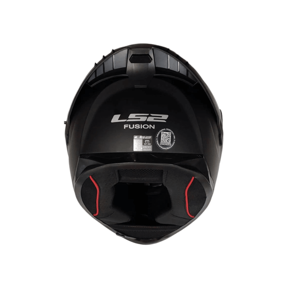CASCO PARA MOTO LS2 FF806 FUSION NEGRO MATE CON VISOR SOLAR6