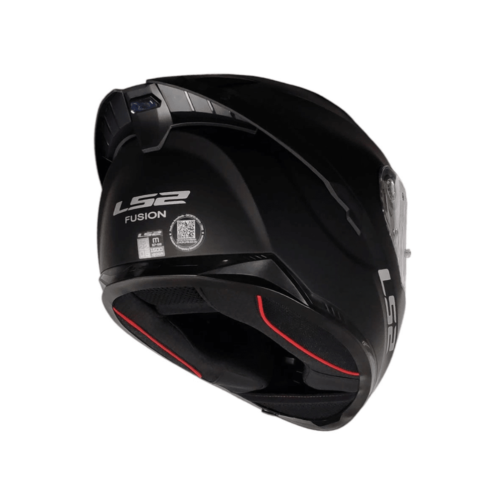 CASCO PARA MOTO LS2 FF806 FUSION NEGRO MATE CON VISOR SOLAR2