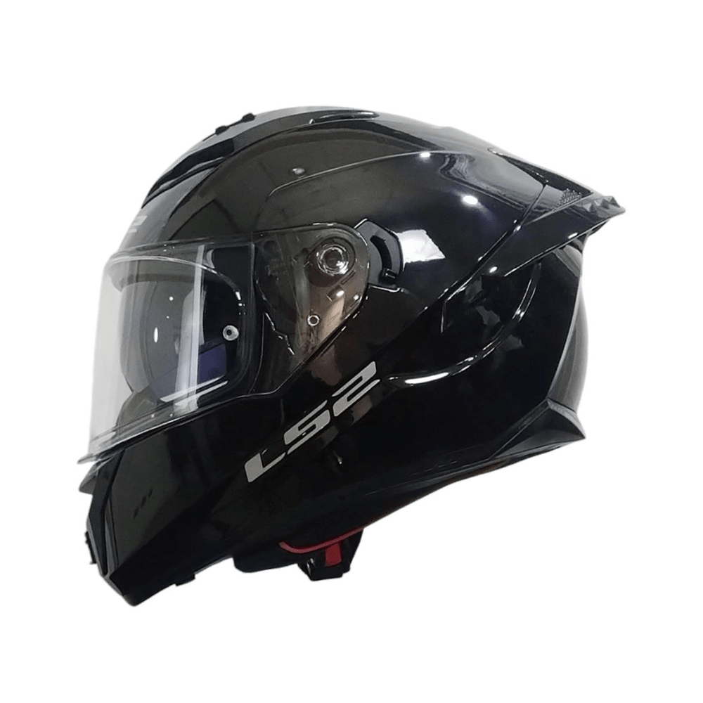CASCO PARA MOTO LS2 FF806 FUSION NEGRO BRILLANTE CON VISOR SOLAR1