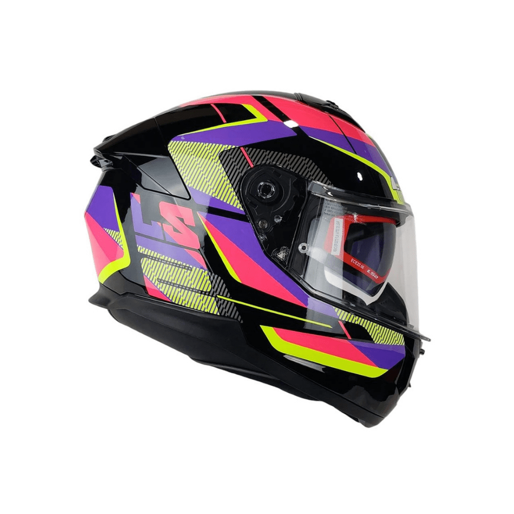 CASCO PARA MOTO  LS2 FF808 STREAM II NEGRO ROSA5