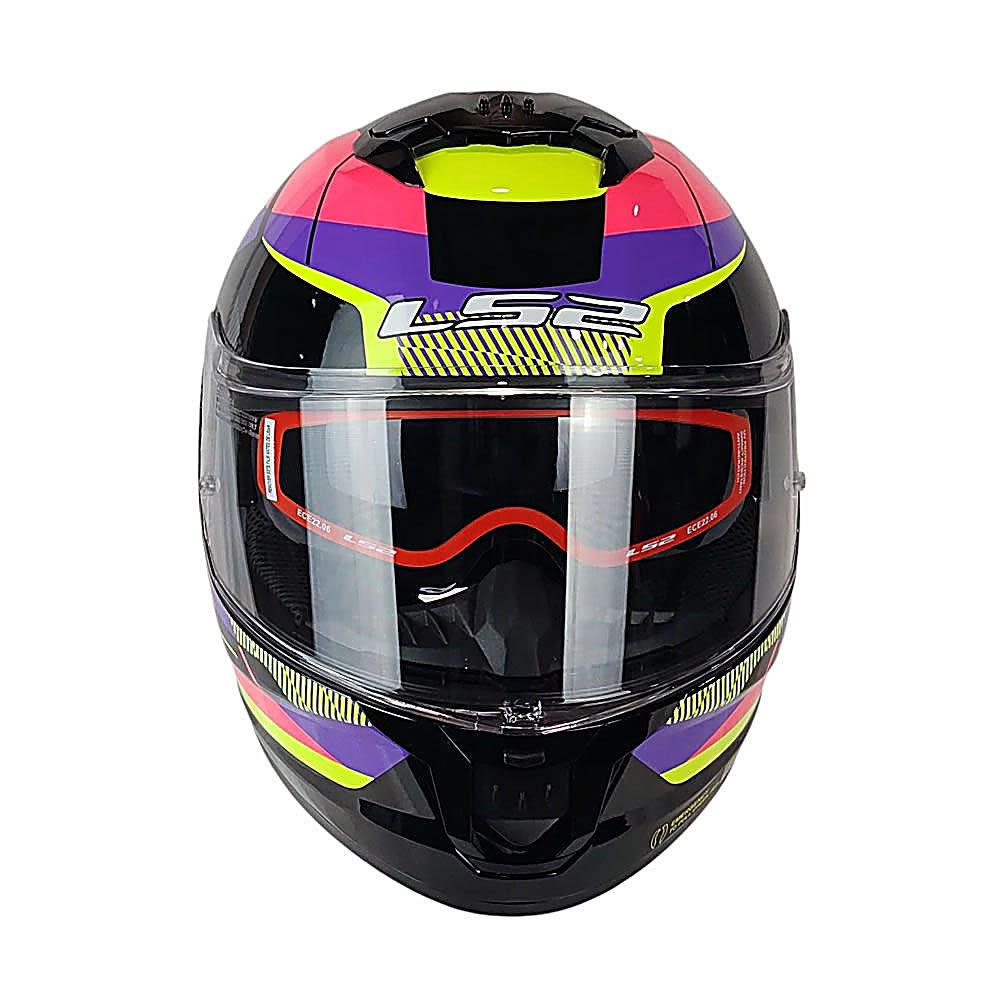 CASCO LS2 FF808 STREAM II NEGRO ROSA | CERTIFICADO ECE 22.065