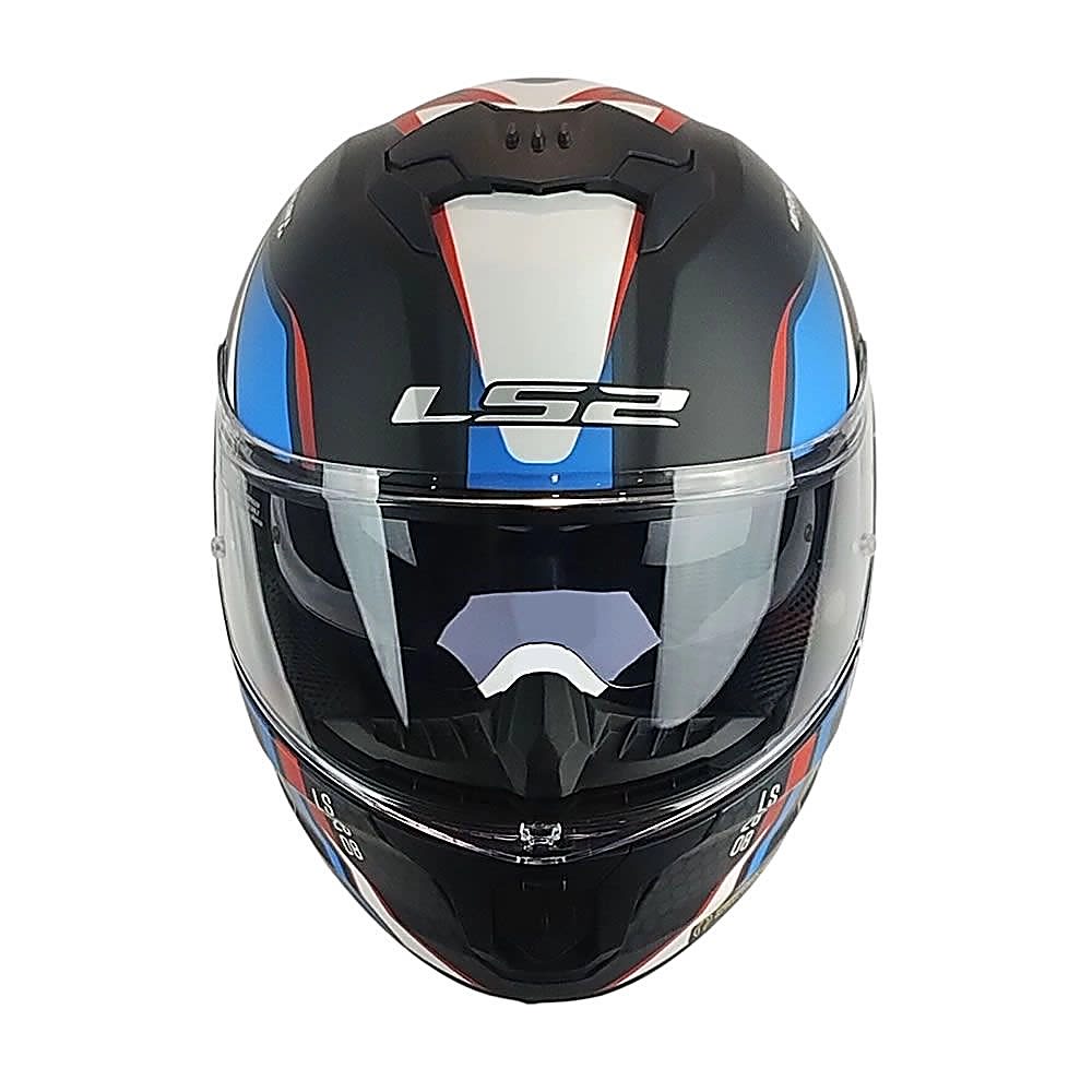 CASCO LS2 FF808 STREAM II TINUX NEGRO ROJO MATE | CERTIFICADO ECE 22.064