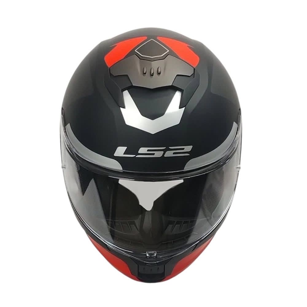 CASCO LS2 FF808 STREAM II TRON NEGRO ROJO MATE | DOMINA CADA RUTA CON PRECISIÓN4