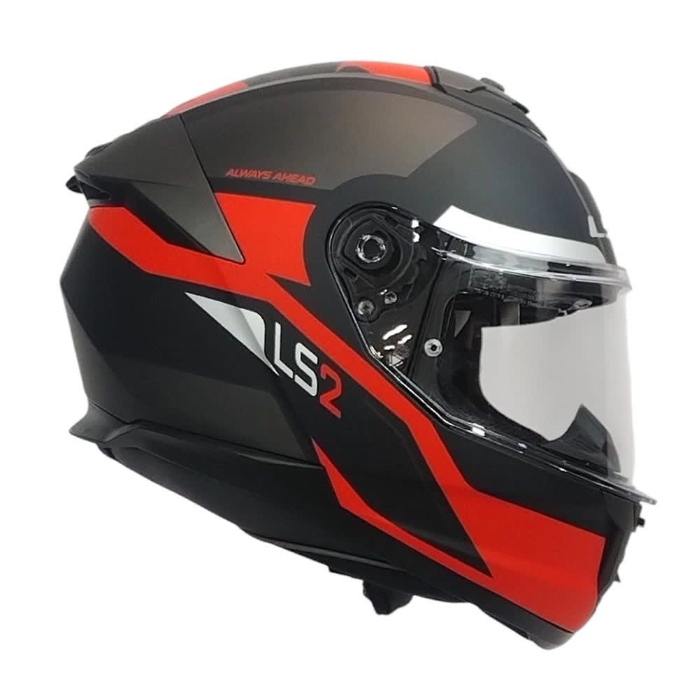 CASCO LS2 FF808 STREAM II TRON NEGRO ROJO MATE | DOMINA CADA RUTA CON PRECISIÓN2