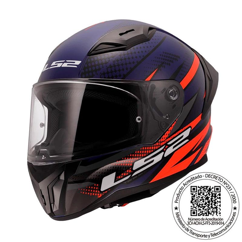 CASCO LS2 FF810 VIGO FLIGHT AZUL ROJO MATE1