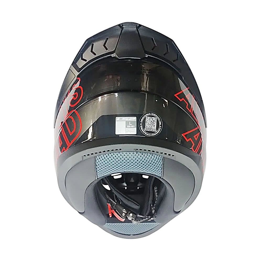 CASCO LS2 FF810 VIGO SHIFT JEANS TITANIO ROJO | CERTIFICADO ECE 22.066