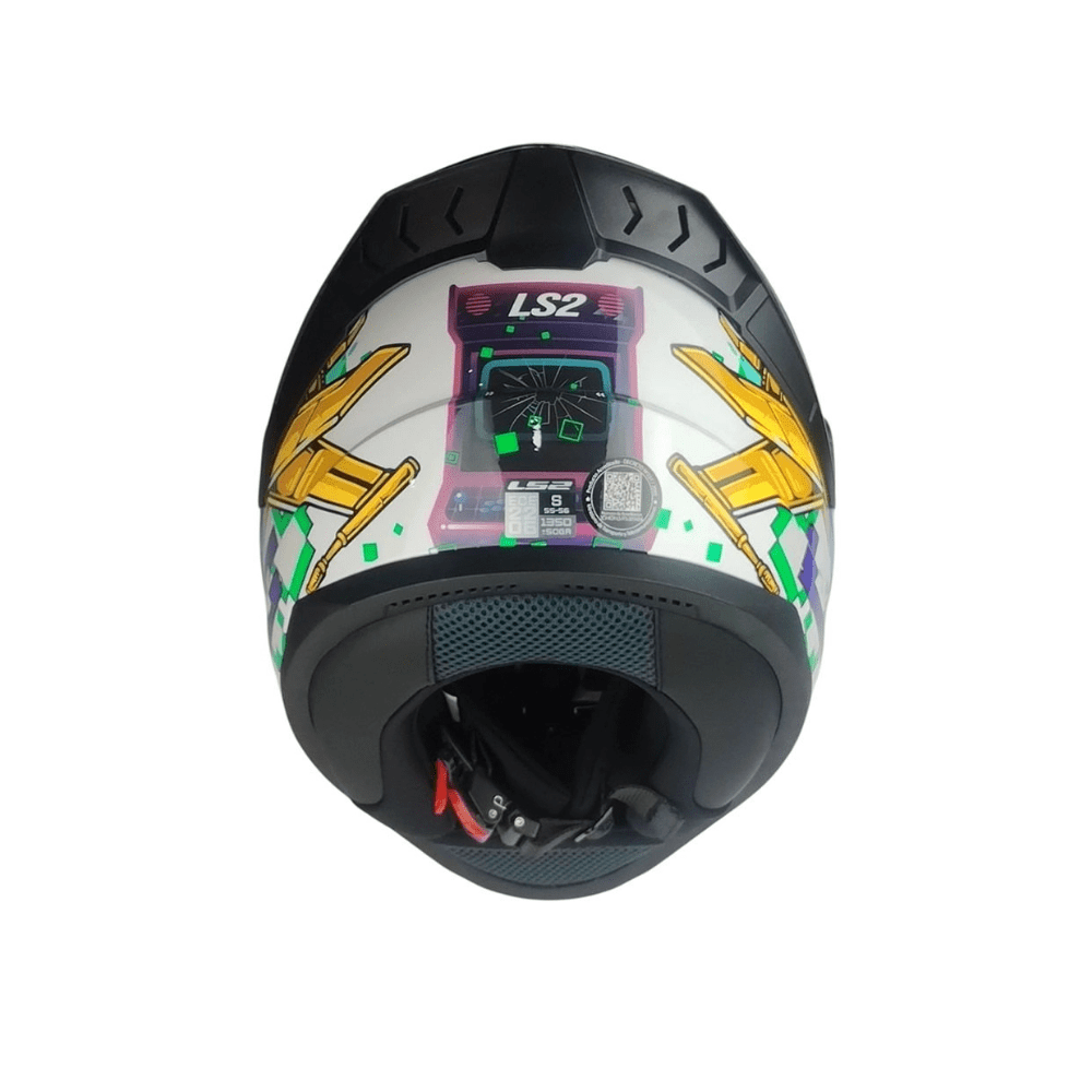 CASCO PARA MOTO LS2 FF810 VIGO SPACE ATTACK BLANCO MORA5