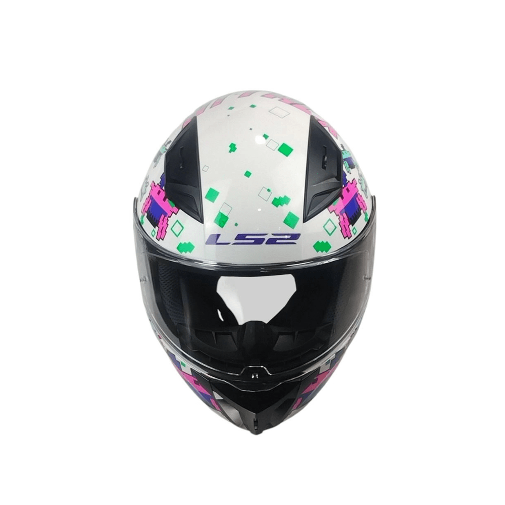 CASCO PARA MOTO LS2 FF810 VIGO SPACE ATTACK BLANCO MORA4