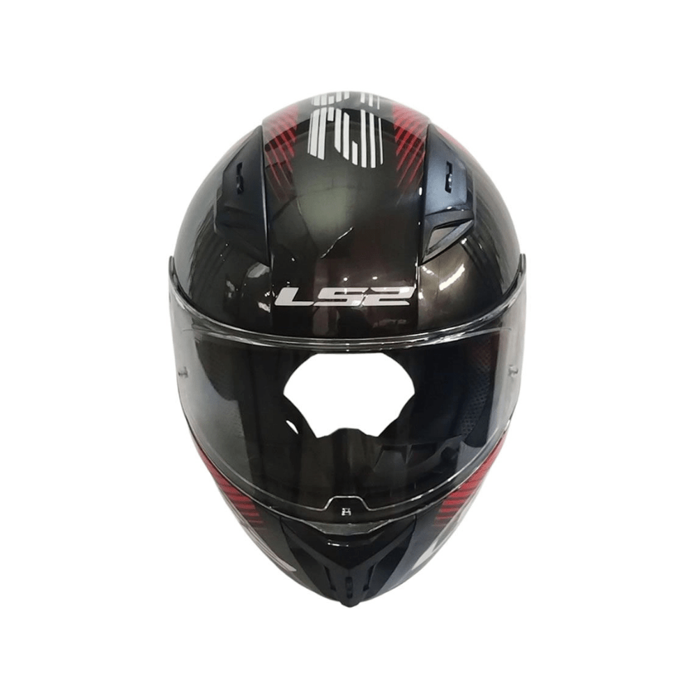 CASCO PARA MOTO LS2 FF810 VIGO SHIFT JEANS TITANIO ROJO3