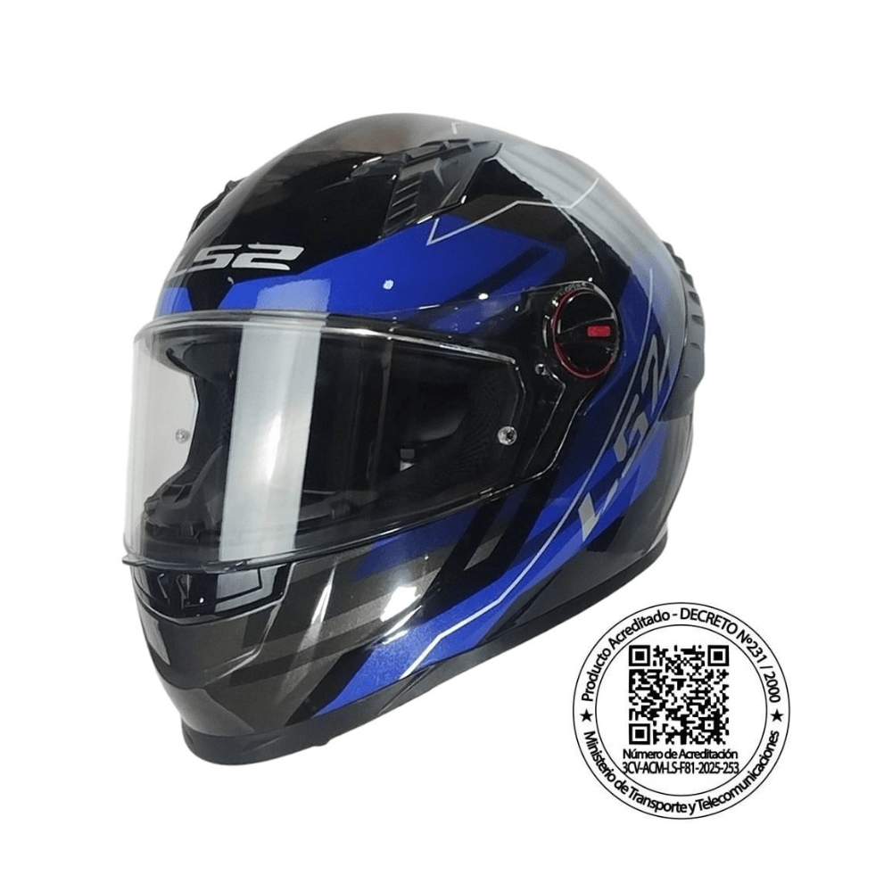 CASCO PARA MOTO LS2 FF816 COSMOS BETA AZUL7