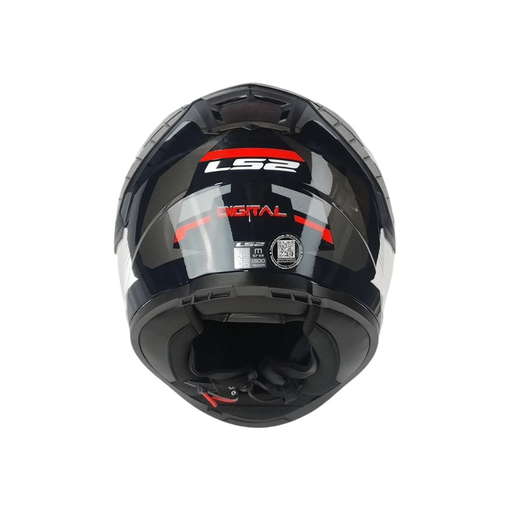 CASCO PARA MOTO LS2 FF816 COSMOS DIGITAL BLANCO NEGRO ROJO6