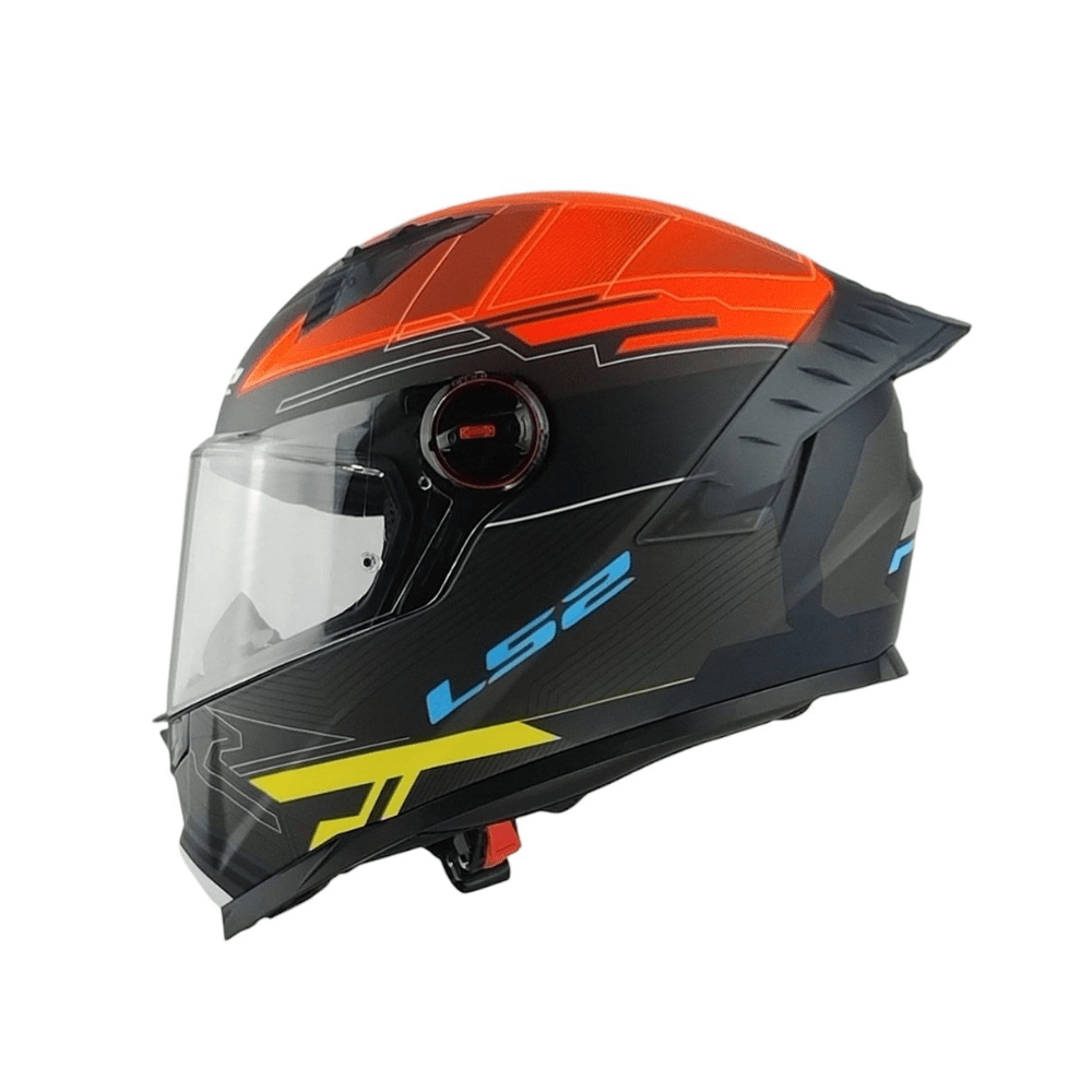 CASCO PARA MOTO LS2 FF816 COSMOS DIGITAL NEGRO NARANJO MATE5