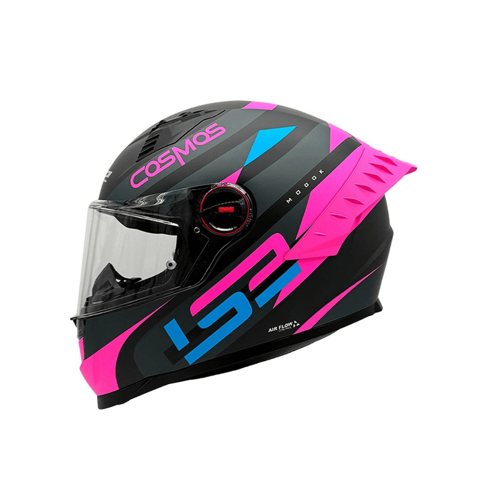 CASCO LS2 FF816 COSMOS MODOK NEGRO ROSA MATE |SEGURIDAD, ESTILO Y TECNOLOGÍA3