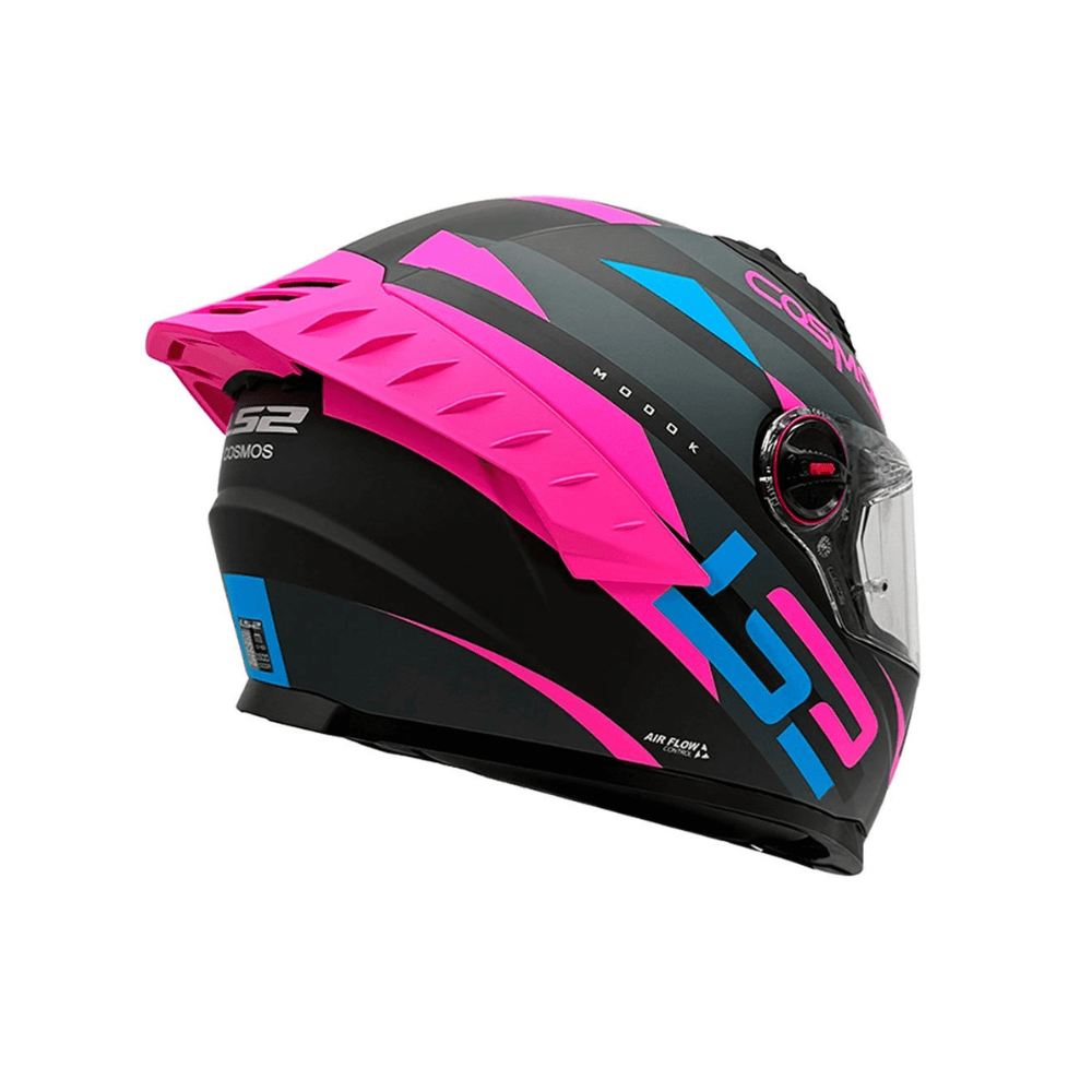 CASCO LS2 FF816 COSMOS MODOK NEGRO ROSA MATE |SEGURIDAD, ESTILO Y TECNOLOGÍA2