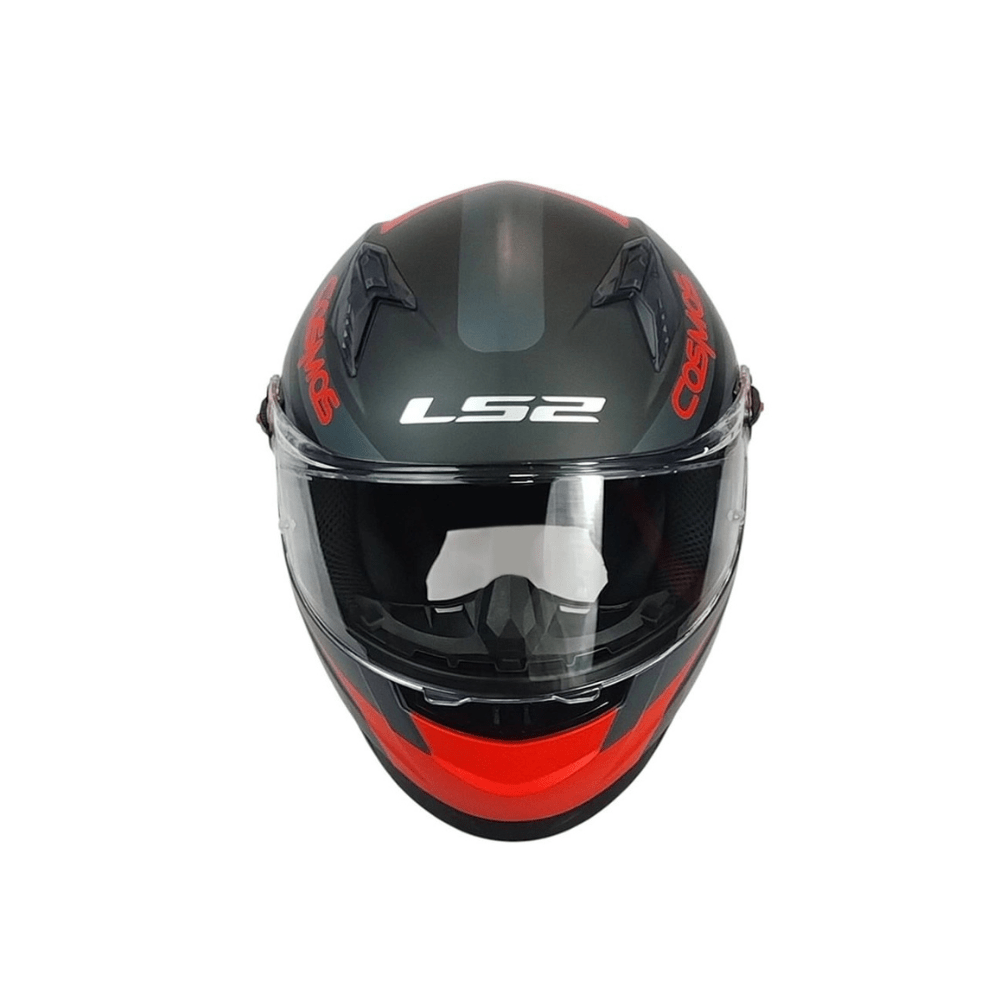 CASCO PARA MOTOLS2 FF816 COSMOS MODOK NEGRO ROJO MATE ST3