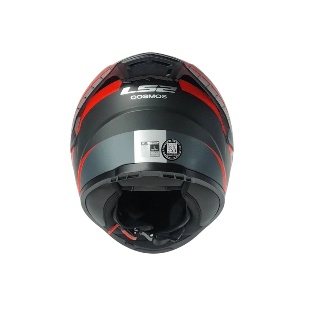 CASCO PARA MOTOLS2 FF816 COSMOS MODOK NEGRO ROJO MATE ST5