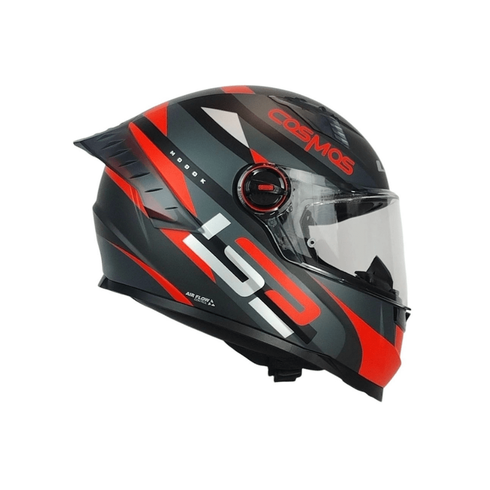 CASCO PARA MOTOLS2 FF816 COSMOS MODOK NEGRO ROJO MATE ST2