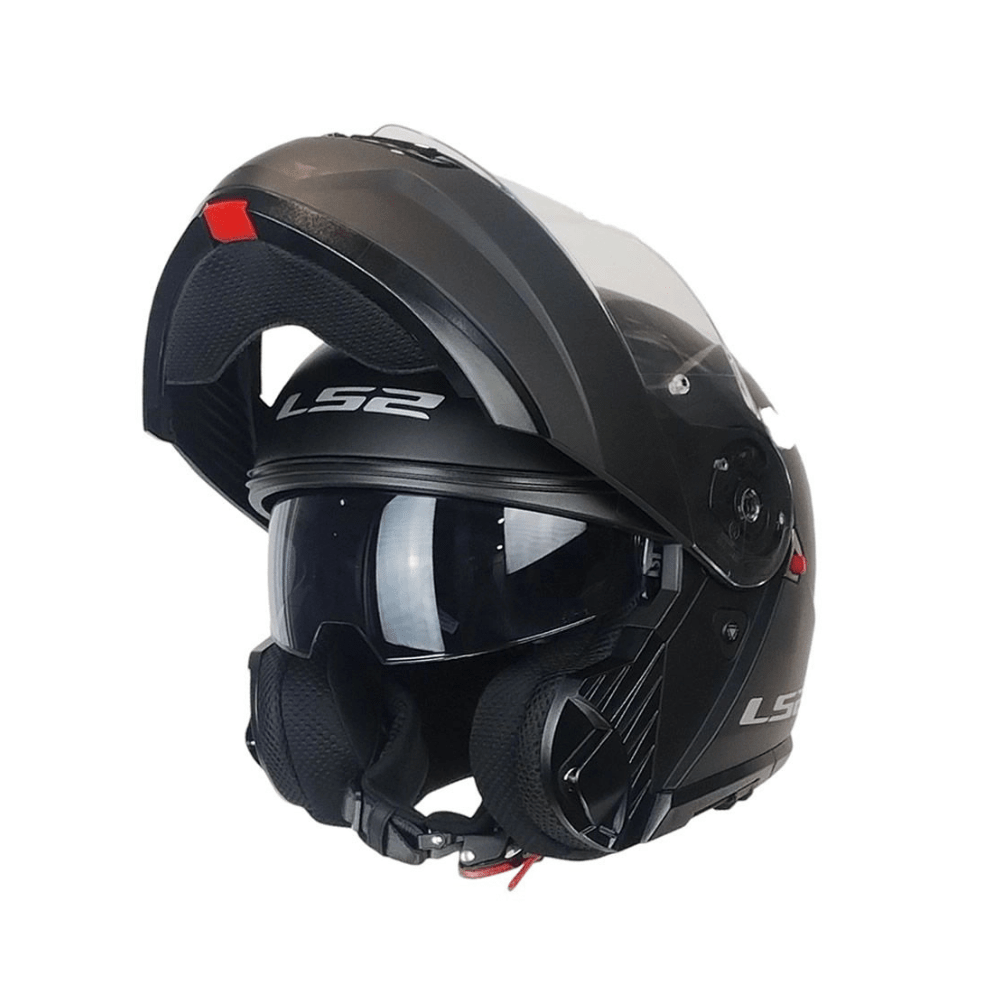 CASCO LS2 FF908 STROBE II SOLID NEGRO MATTE2