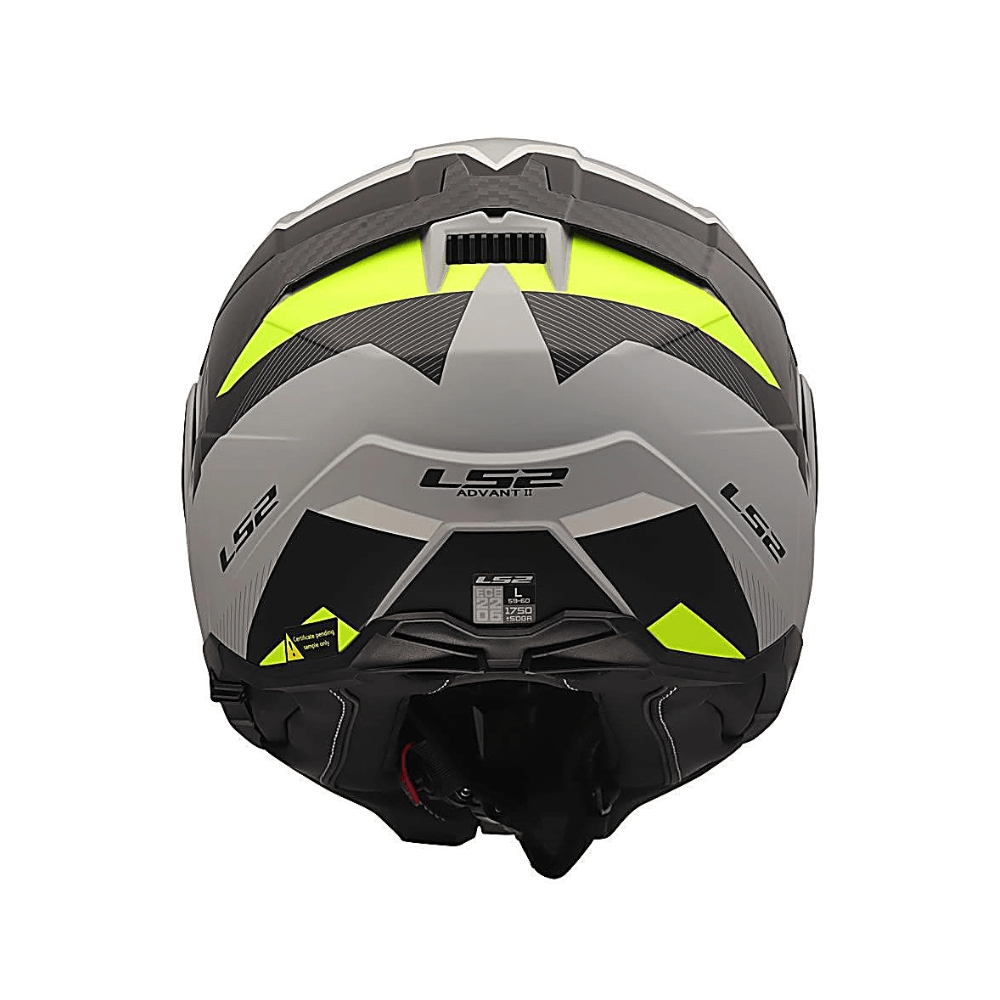 CASCO PARA MOTO LS2 FF910 ADVANT II TRIPLE GRIS MATE6