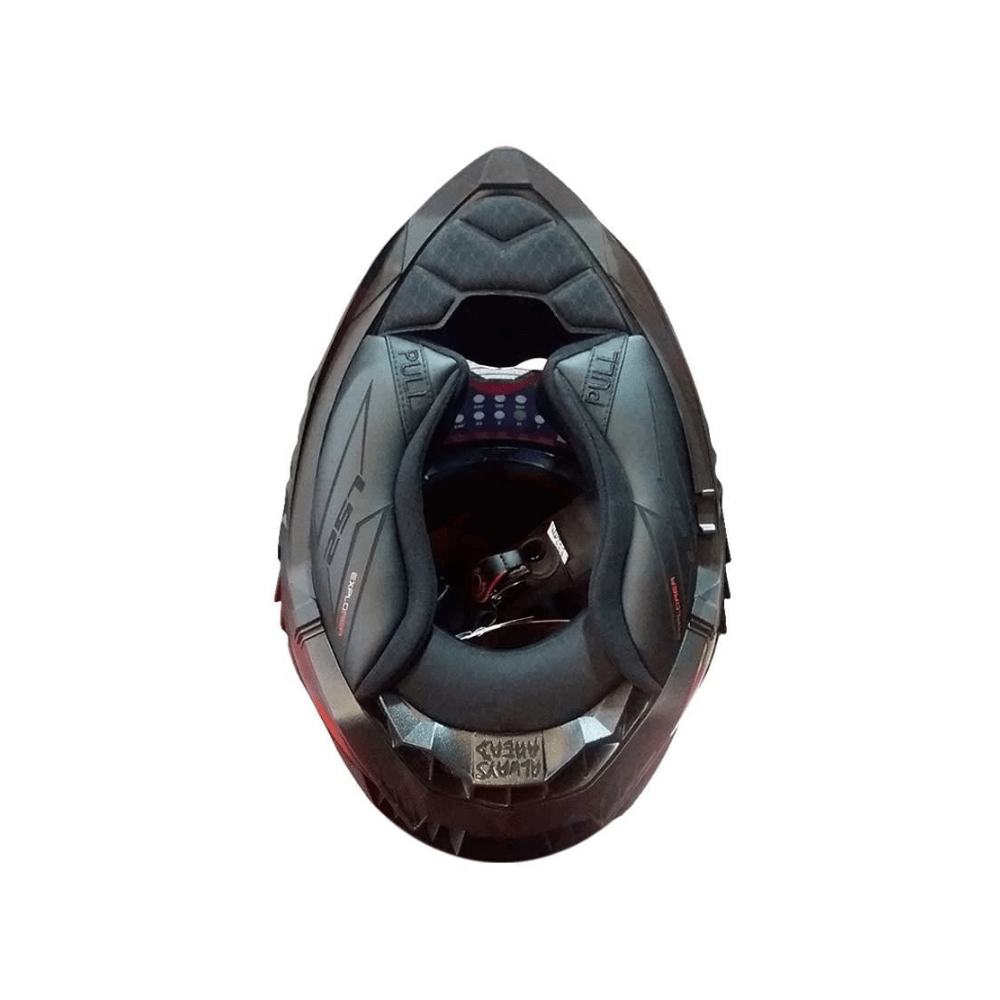 CASCO PARA MOTO LS2 MX701 EXPLORER NEGRO MATE8