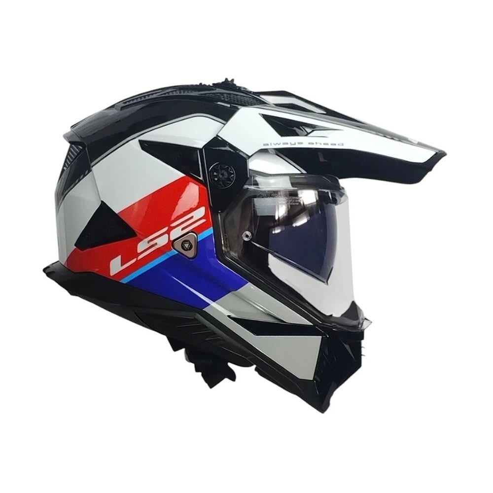 CASCO PARA MOTO LS2 MX702 PIONEER II RALLY ROJO BLANCO AZUL3