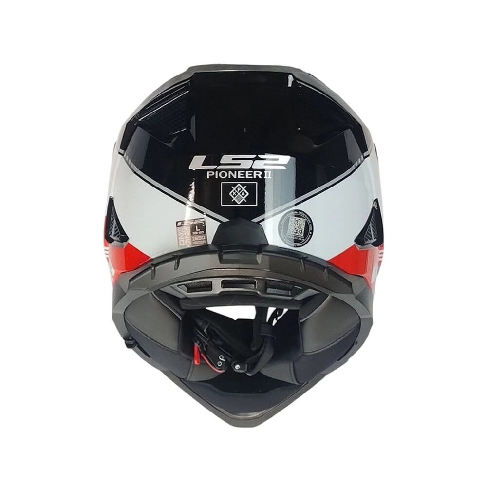 CASCO PARA MOTO LS2 MX702 PIONEER II RALLY ROJO BLANCO AZUL5