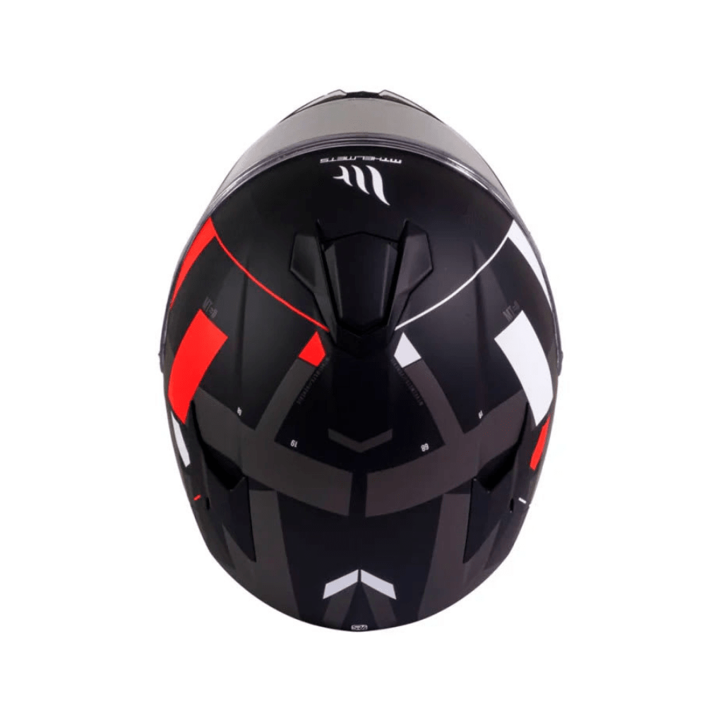 CASCO PARA MOTO MT HELMETS TARGO VENERIS A4 ROJO MATE3