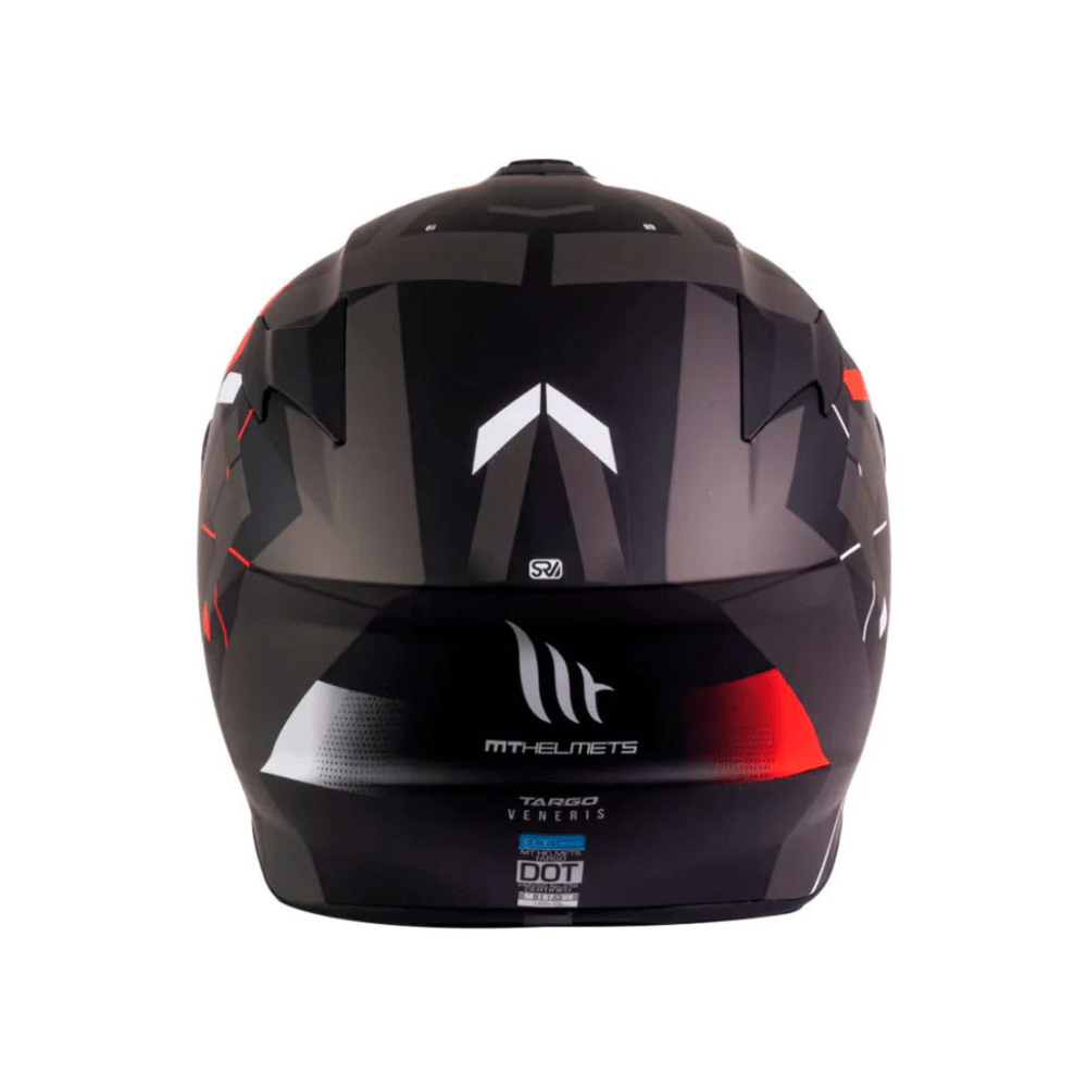 CASCO PARA MOTO MT HELMETS TARGO VENERIS A4 ROJO MATE5