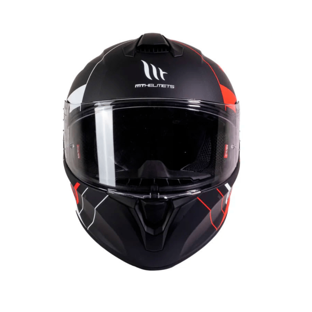 CASCO PARA MOTO MT HELMETS TARGO VENERIS A4 ROJO MATE4