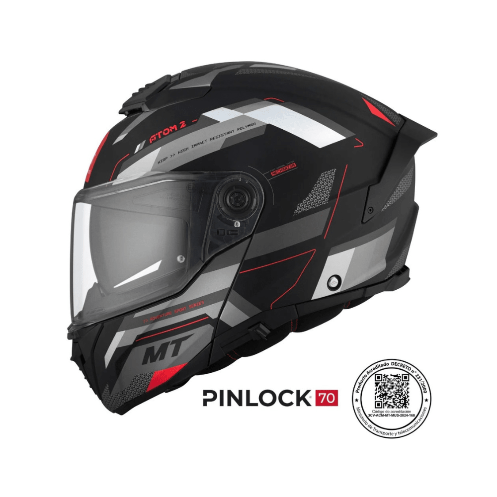 CASCO PARA MOTO MT HELMETS ATOM 2 SV BAST D53