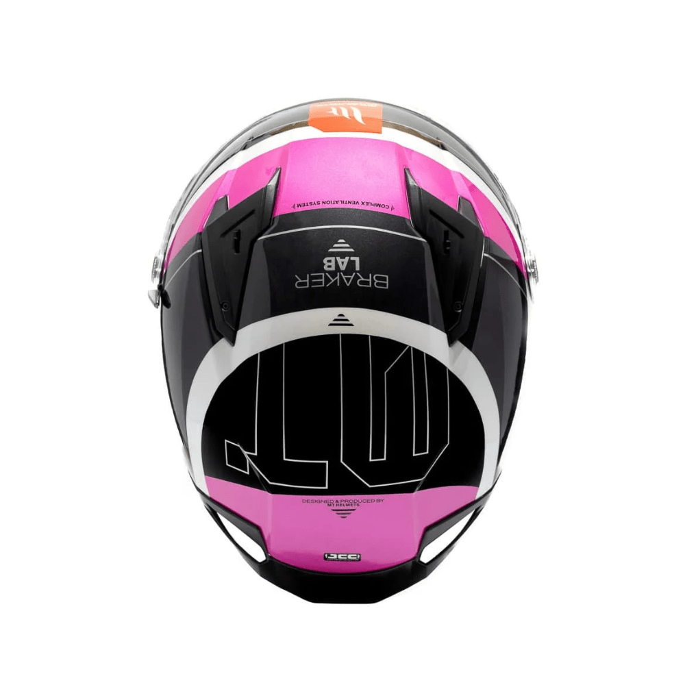 CASCO PARA MOTO MT HELMETS BRAKER SV A8 LAB ROSA BRILLO6