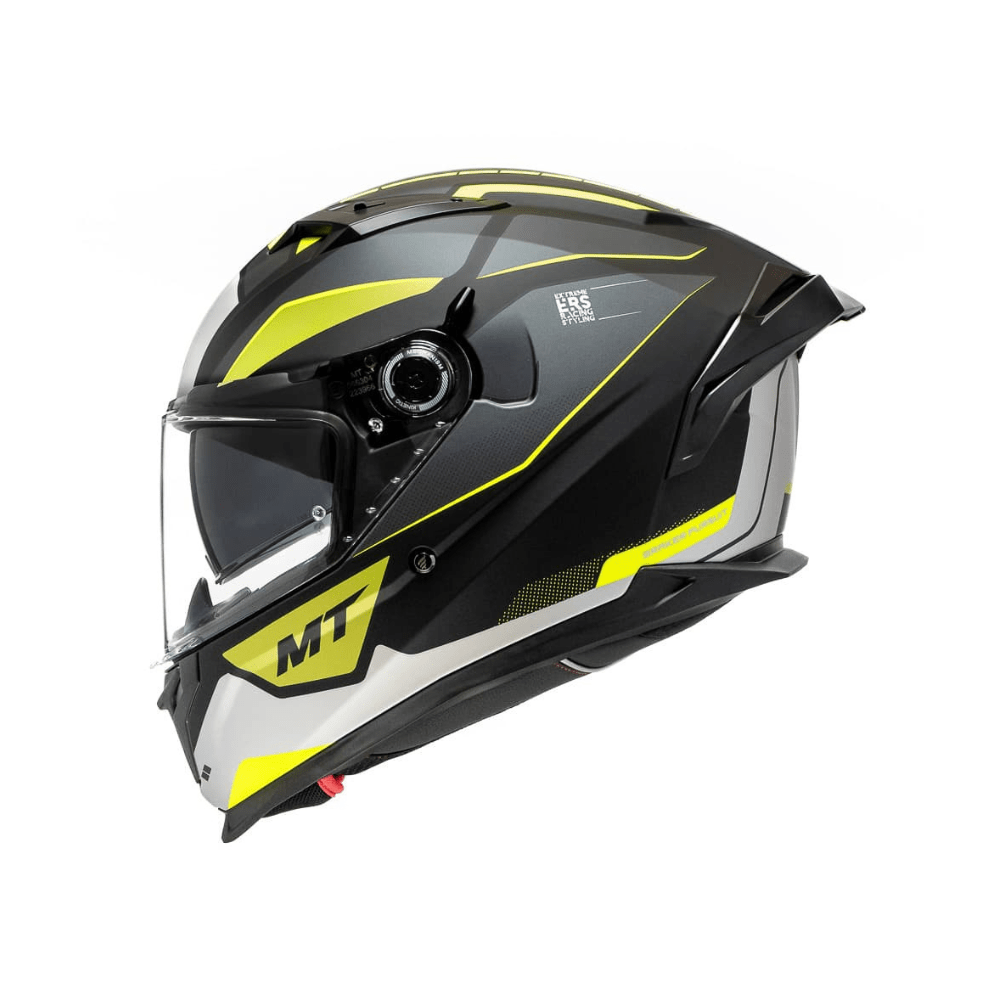 CASCO PARA MOTO MT HELMETS BRAKER SV B3 PURSUIT AMARILLO FLÚOR3