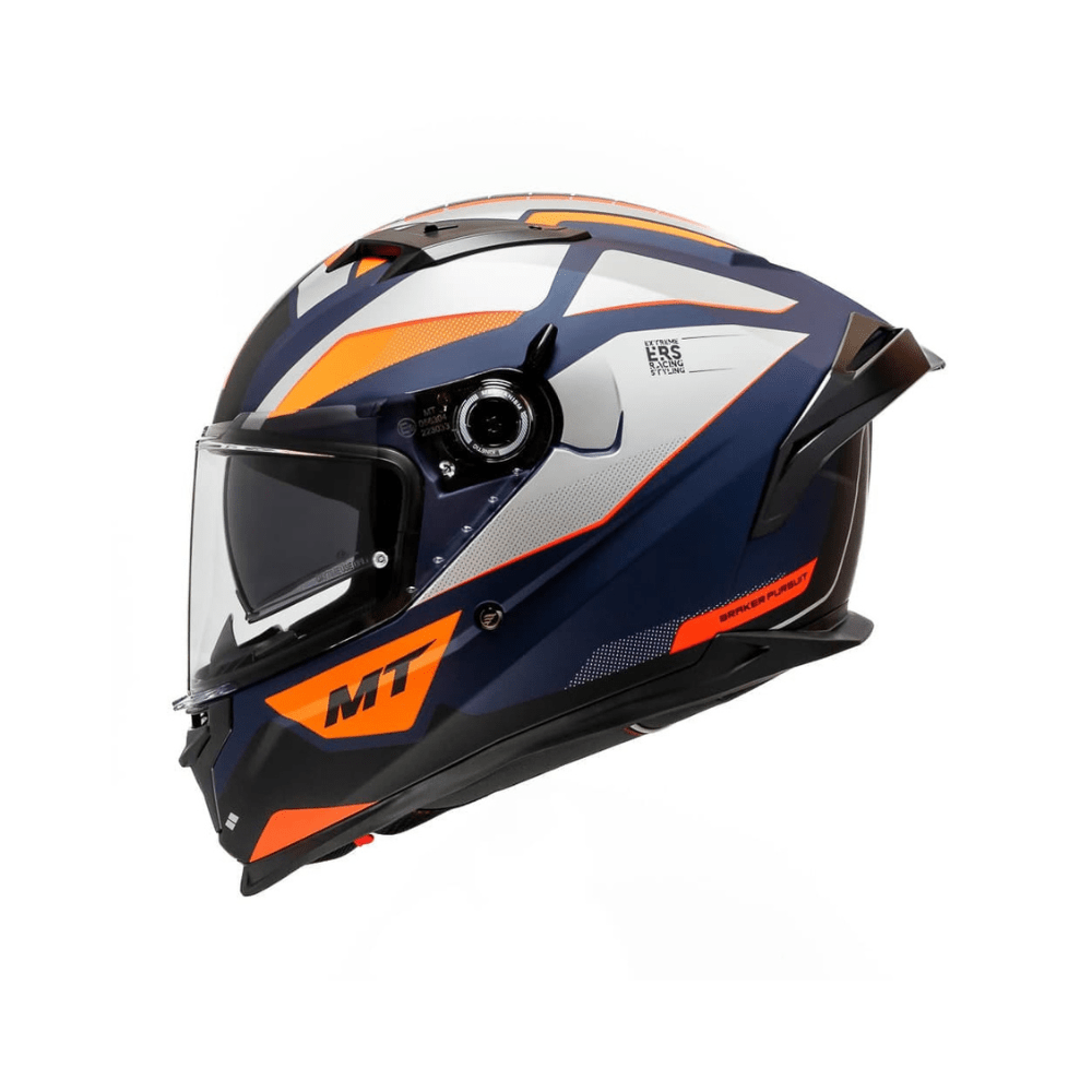 CASCO PARA MOTO MT HELMETS BRAKER SV C4 PURSUIT NARANJA MATE2
